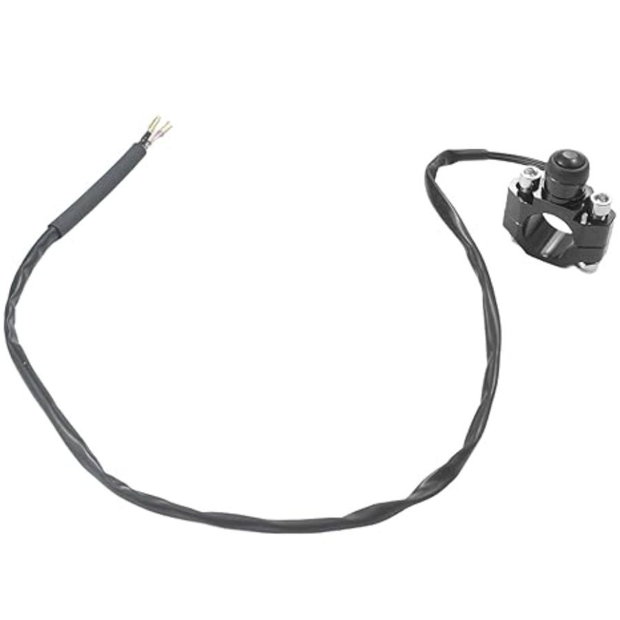 CNC Universal Engine Stop Start Switch Fit for 22mm Handlebar ATV UTV Black