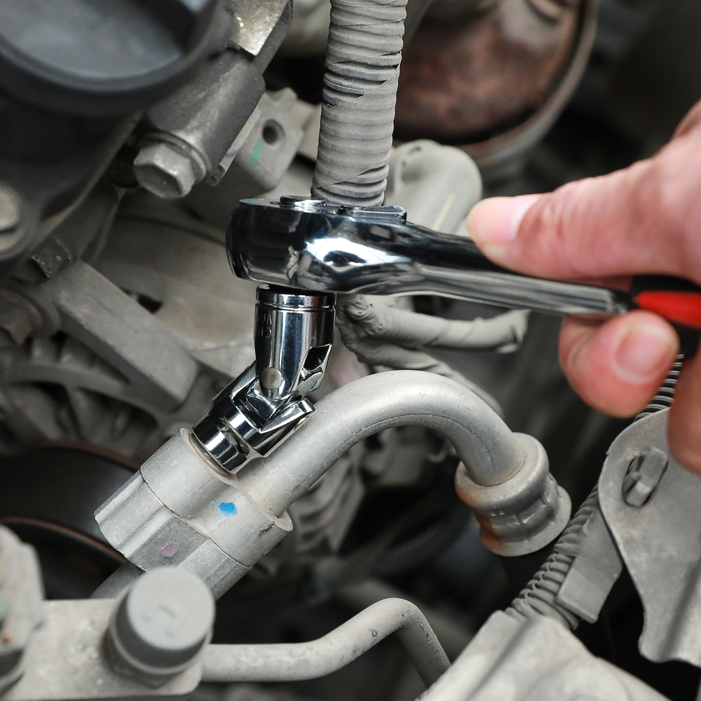 3/8" Drive Universal Joint Socket Set 10 Pcs Flex Socket Set 6Point Cr-V 10-19mm