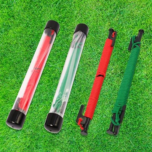 Golf Putting Training Aid, Putting String Line for Guide, Golf Putting Red