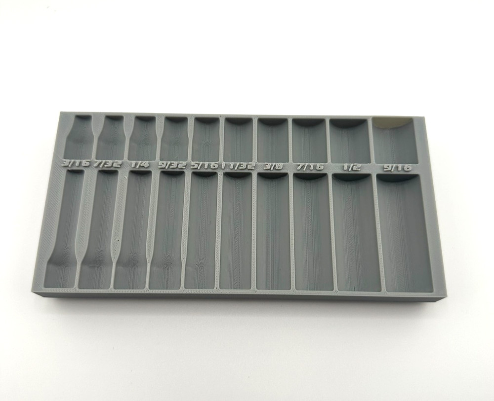 Snap On 1/4" Standard Socket Tool Tray - Gridfinity - Read Description