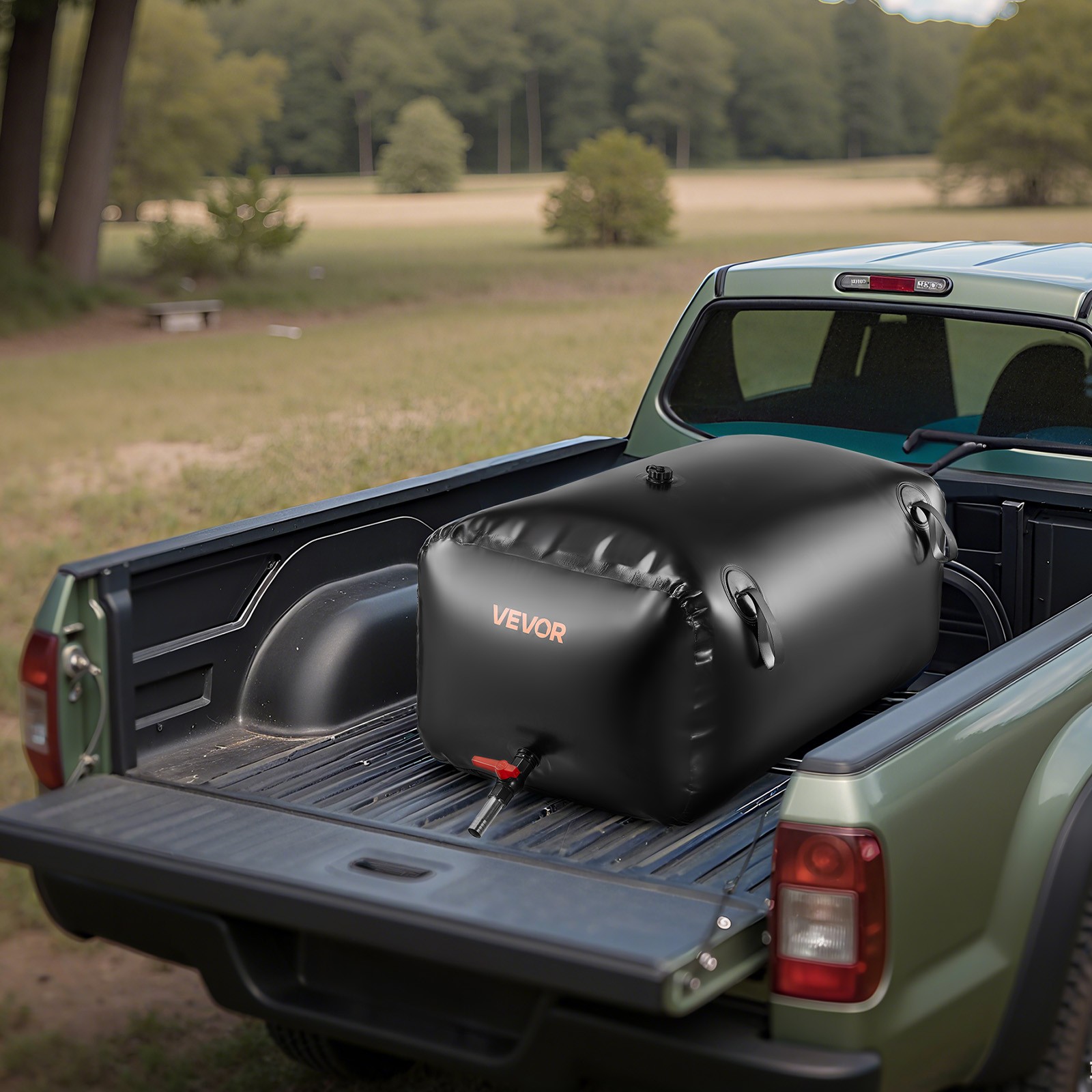 VEVOR 63.4 Gal Collapsible Water Storage Bladder 1000D PVC Water Storage Bag