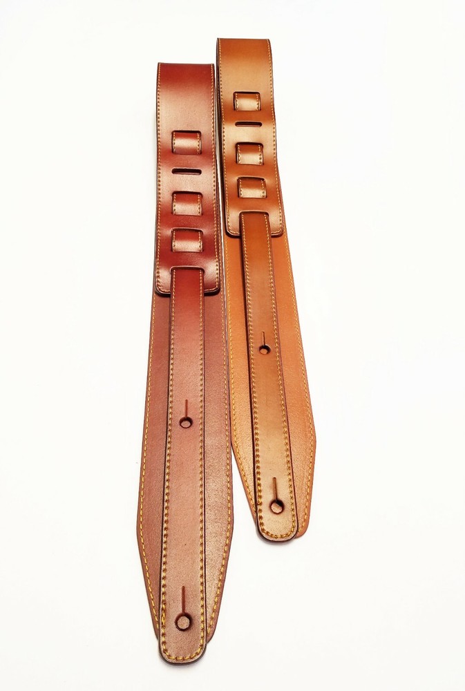 Genuine leather Guitar strap 2.5” wide.