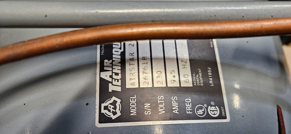 USED, AirStar 2-2 Air Techniques Compressor, Working, Technician Tested