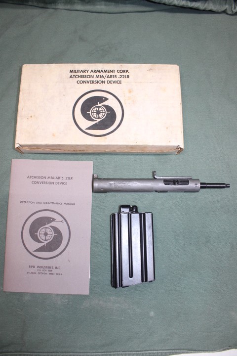 RARE Military Armament Corp. RPD Cobray Ingram Atchisson .22LR Conversion Devise