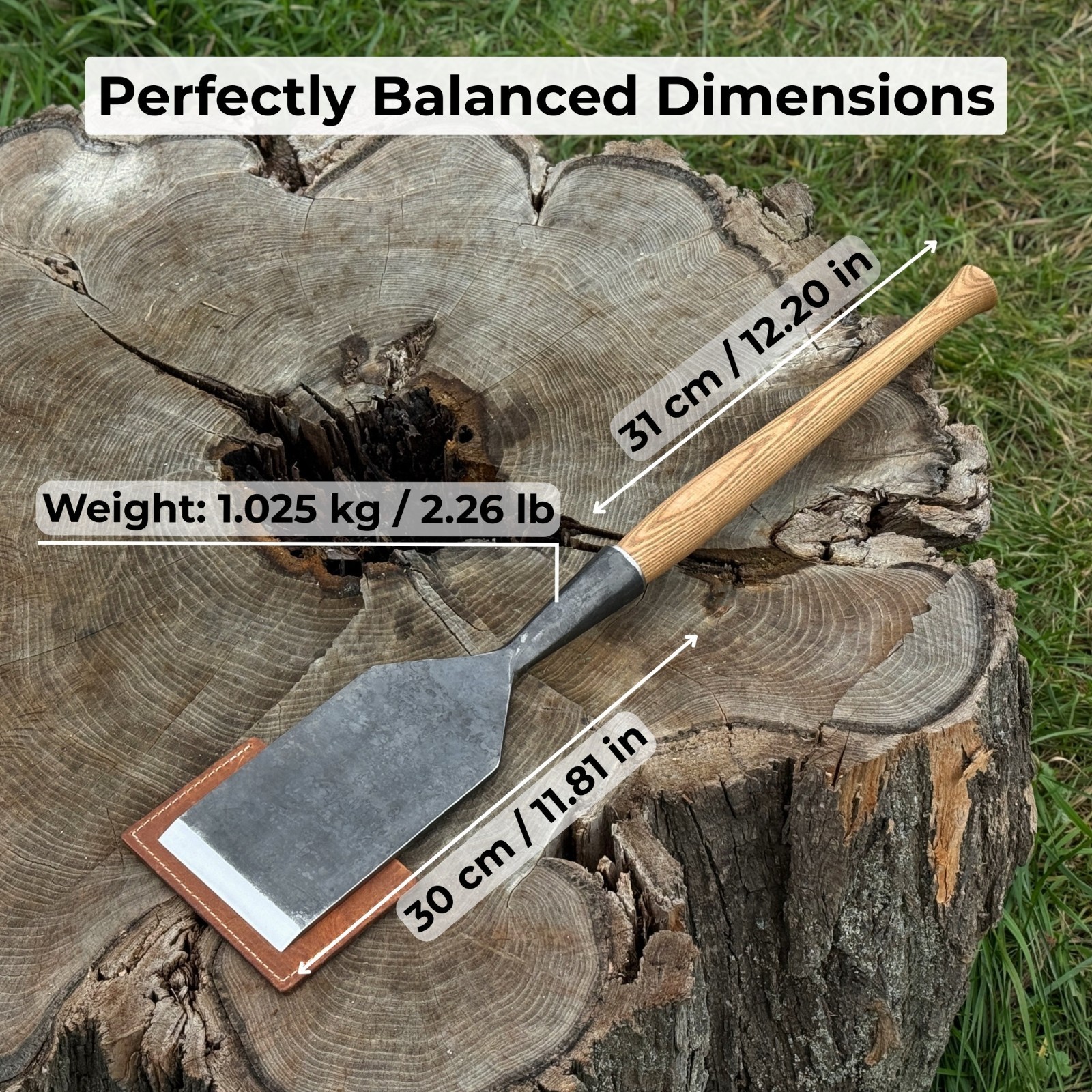 Timber Slick Chisel Hand Forged 52100 Carbon Steel 0.8 – 4in Framing
