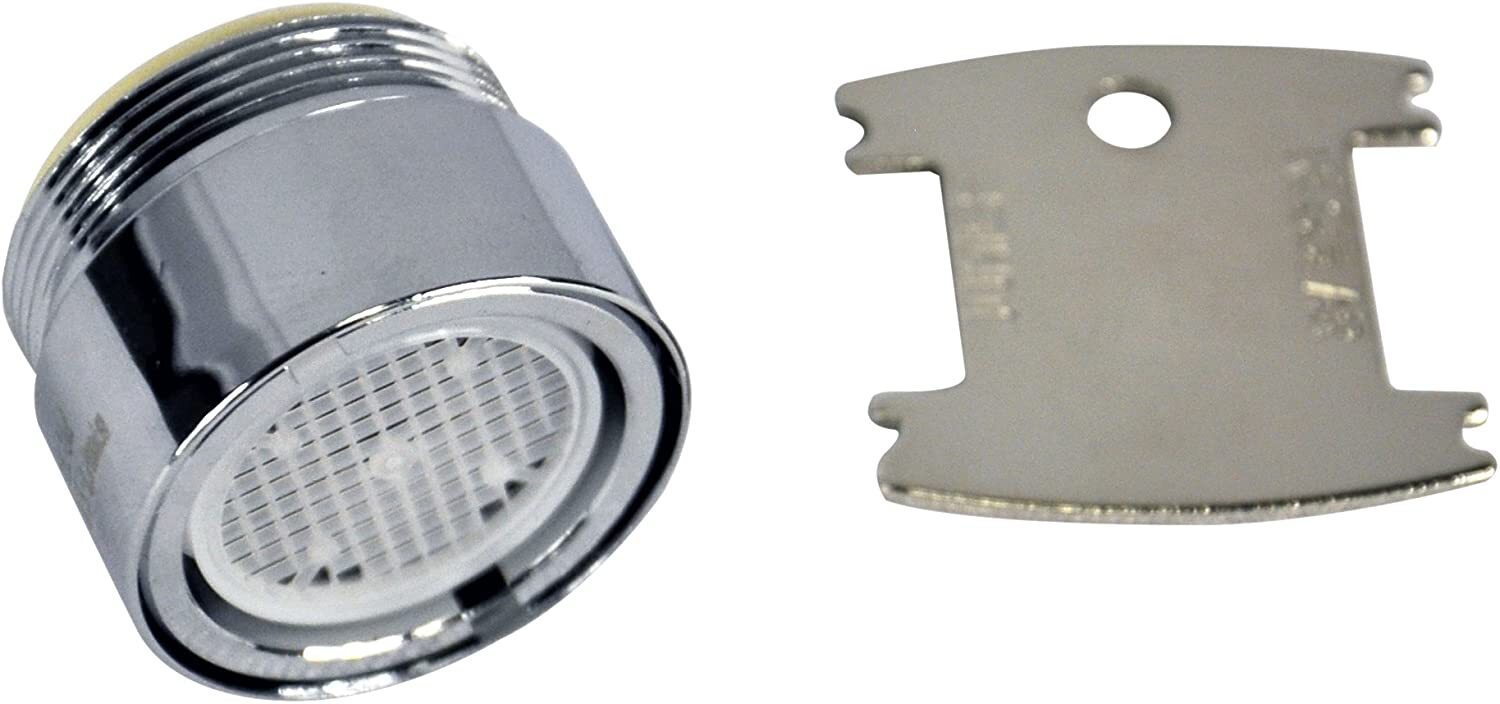 Danco Dual Thread Vandal Proof Aerator 55/64 in. -27F or 15/16 in. - 27M Chrome