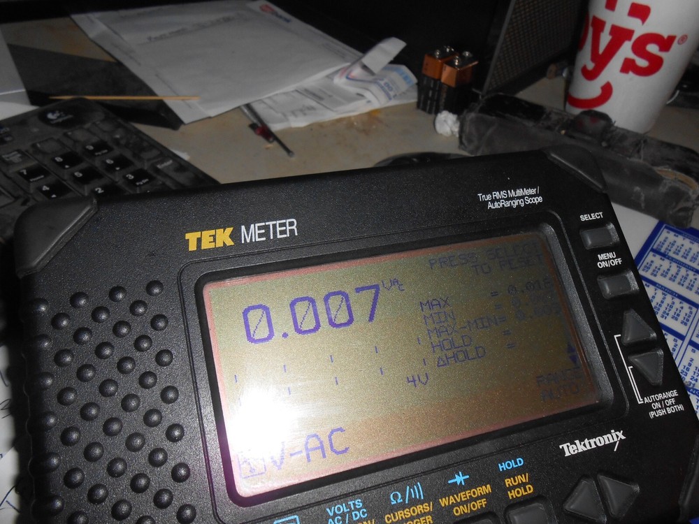 tek true rms multimeter /scope with extras thm565