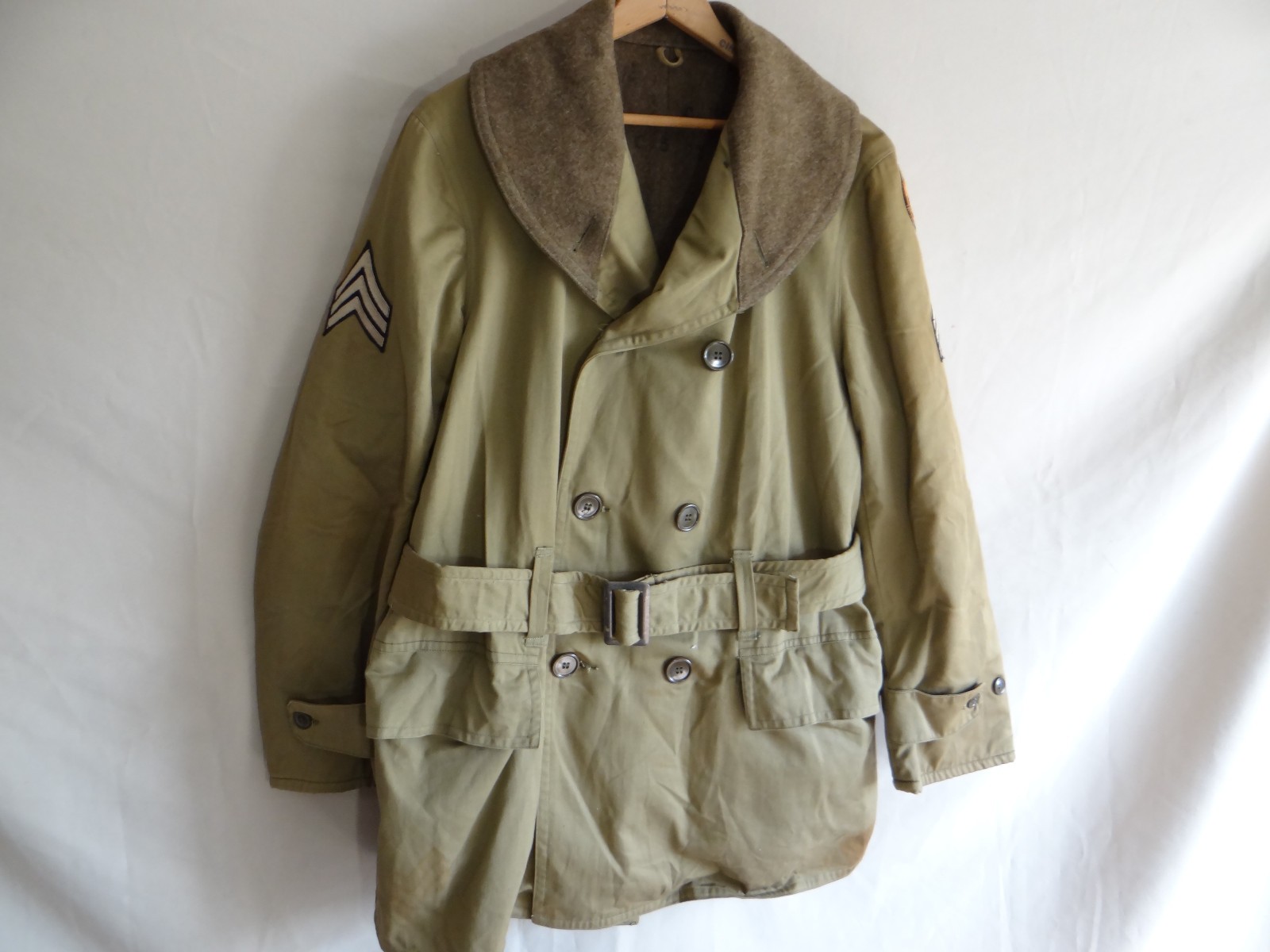 Original WWII 1941 US Army Tank Destroyer M-1938 MACKINAW Jacket Size 40