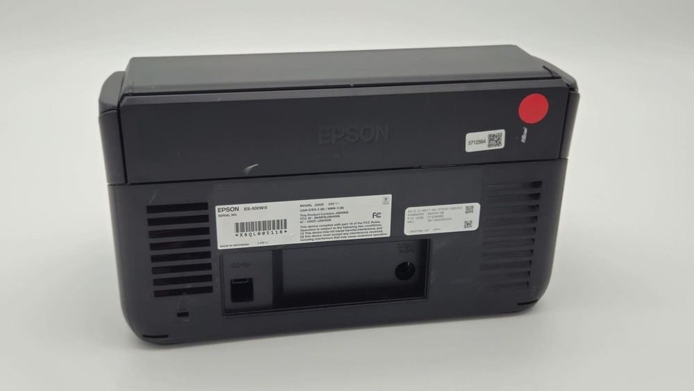 Epson WorkForce ES-500W II Wireless Duplex Document Scanner – Scanner Only