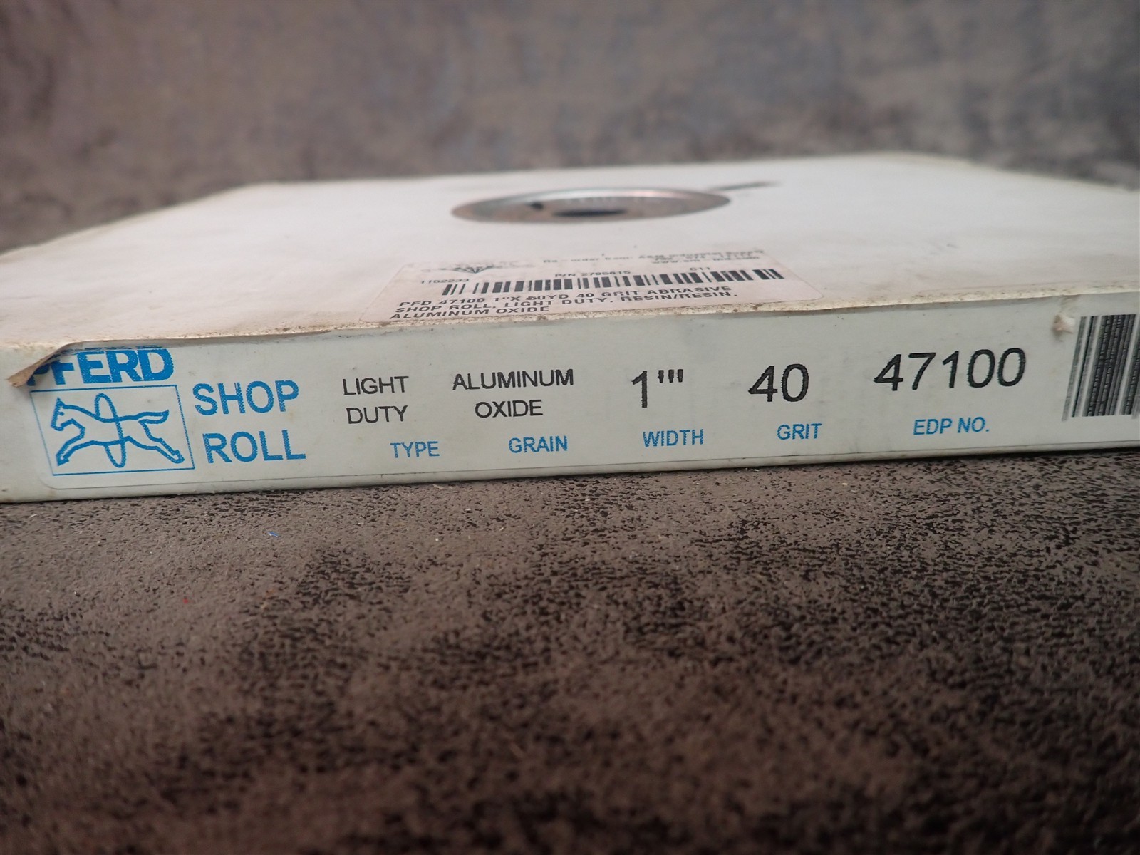 PFERD 47100 Light Duty AO 1" x 50 Yard 40 Grit Abrasive Shop Roll (I17)