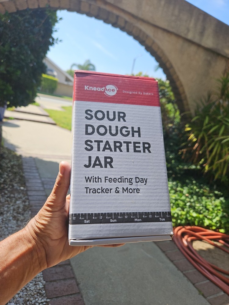 KneedAce Sourdough Starter Jar