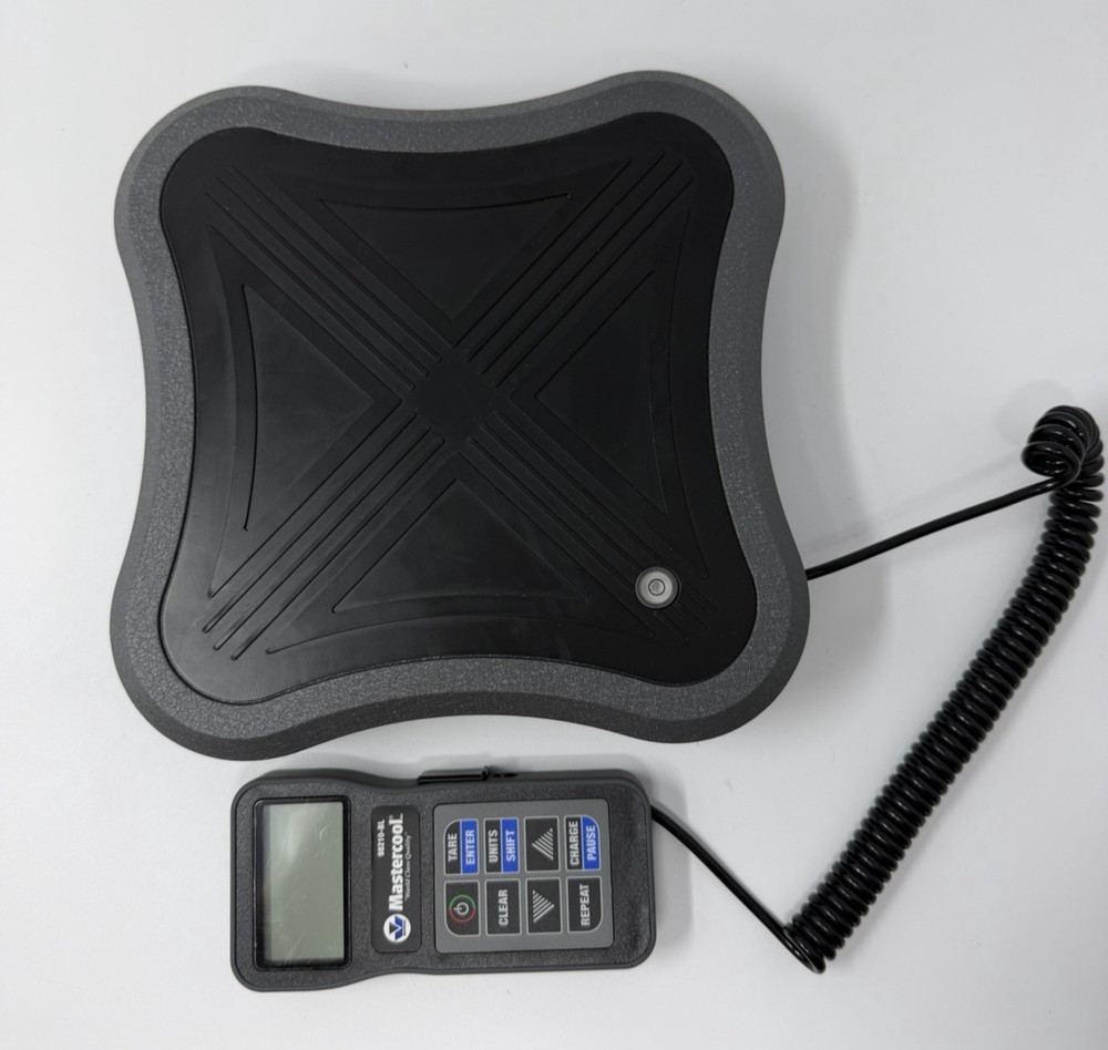 Mastercool 98210-BL - Black Series Electronic Charging Scale with Bluetooth