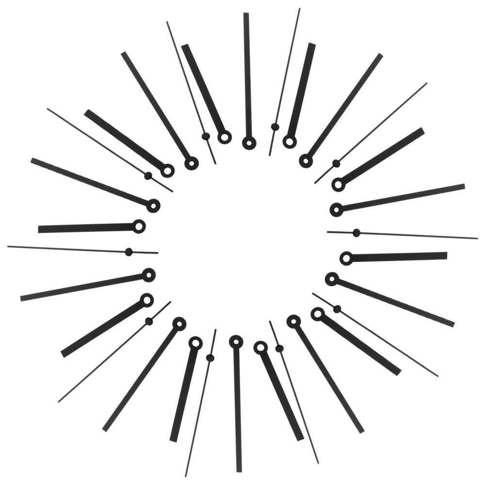 10 Sets Clock Hands Replacement Short Digital Display Wall Office Hardware