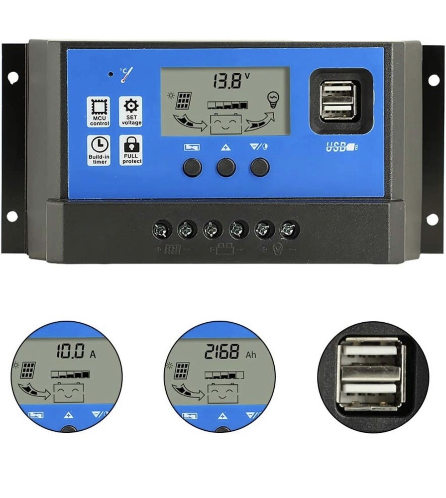 60A Solar Charge Controller,Intelligent USB Port