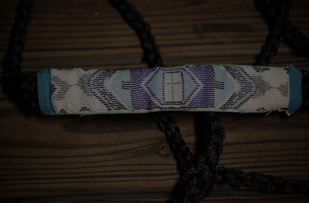 Mule Beaded Horse Halter