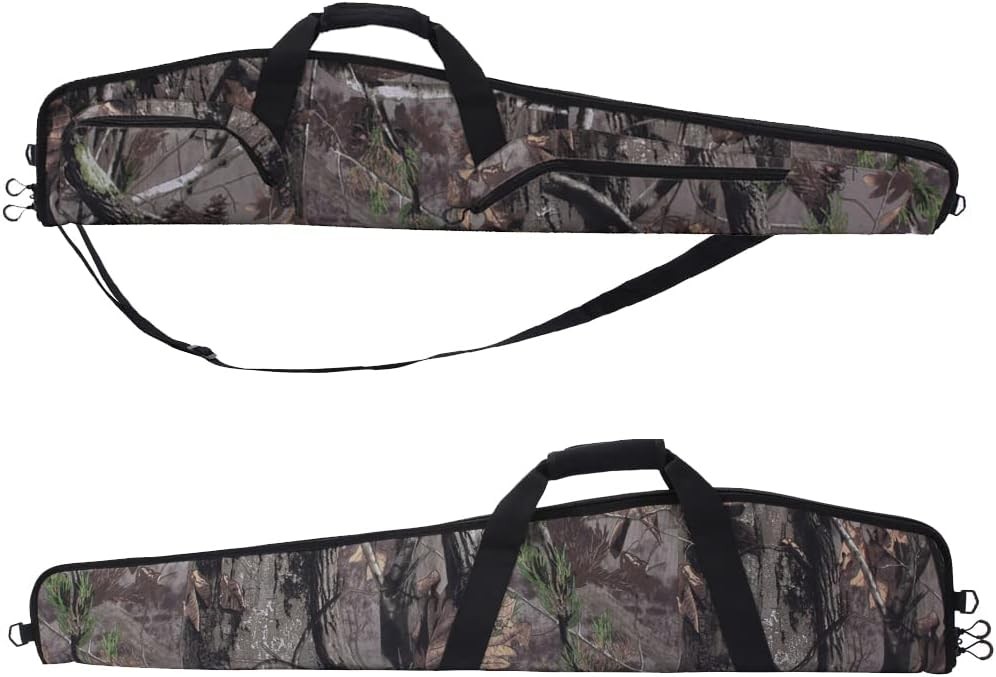 40/44/48/52Inch Scoped Rifle Case Soft Shotgun Bag with Accessory Zipper Pockets