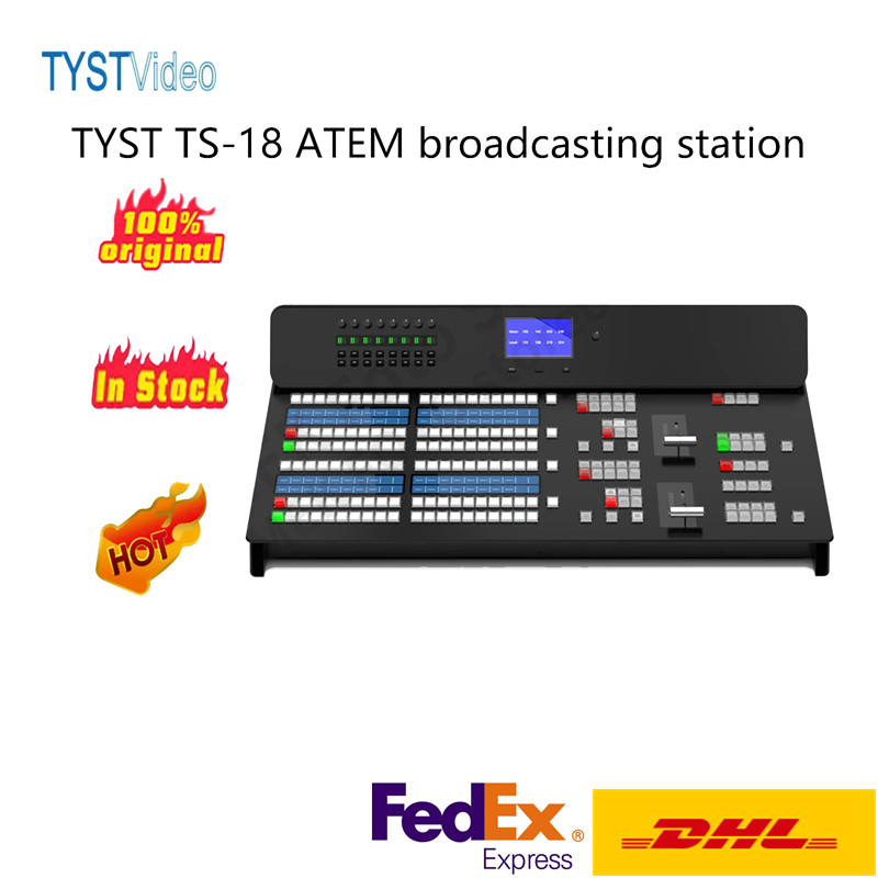 TYSTTS-18 ATEM Broadcasting Station Panel BMD Broadcasting Level Station Control