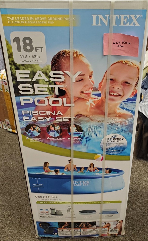 Intex 18ft X 48ft Easy Set Above Ground Pool