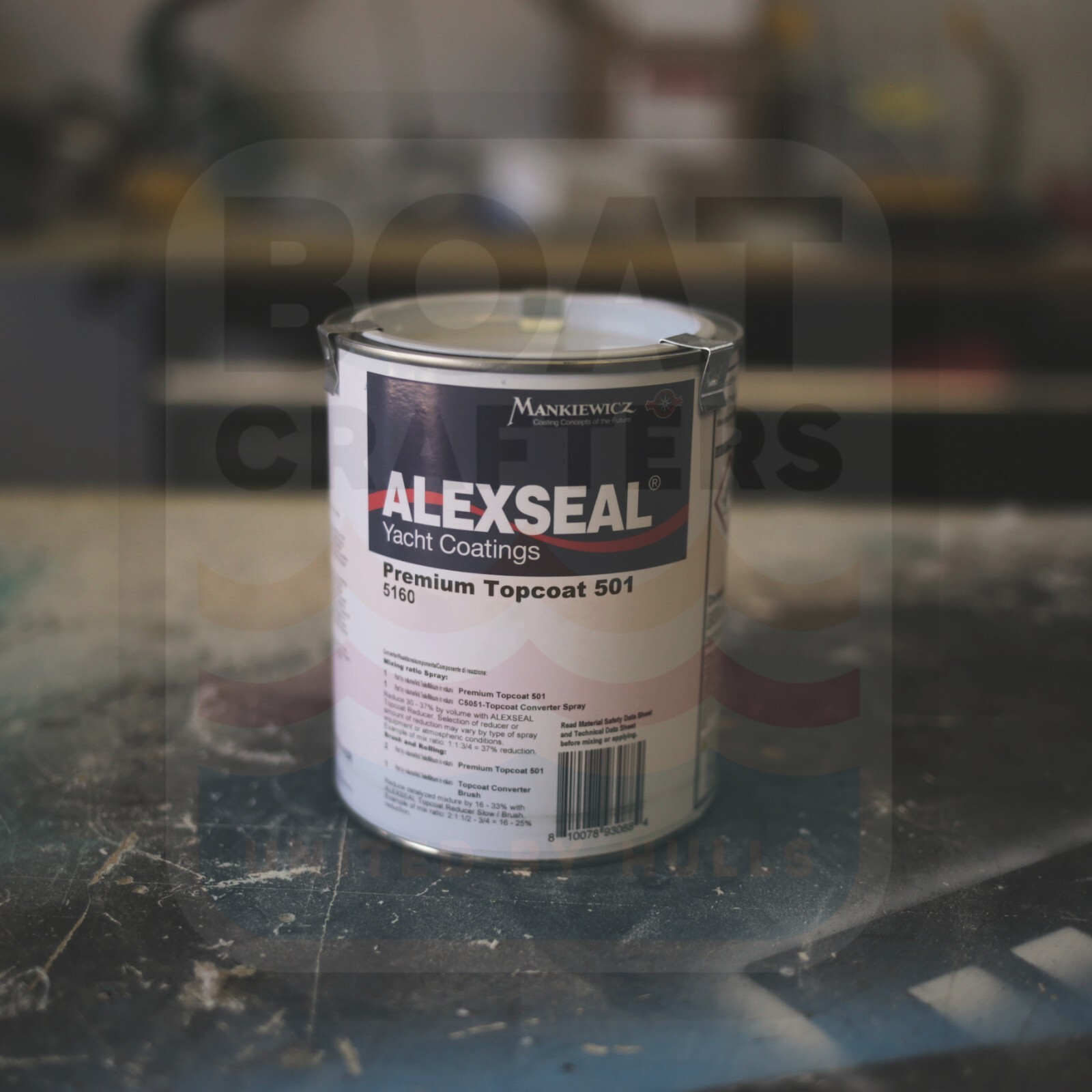 ALEXSEAL 501 SNOW WHITE Roller Paint COMPLETE KIT Quart