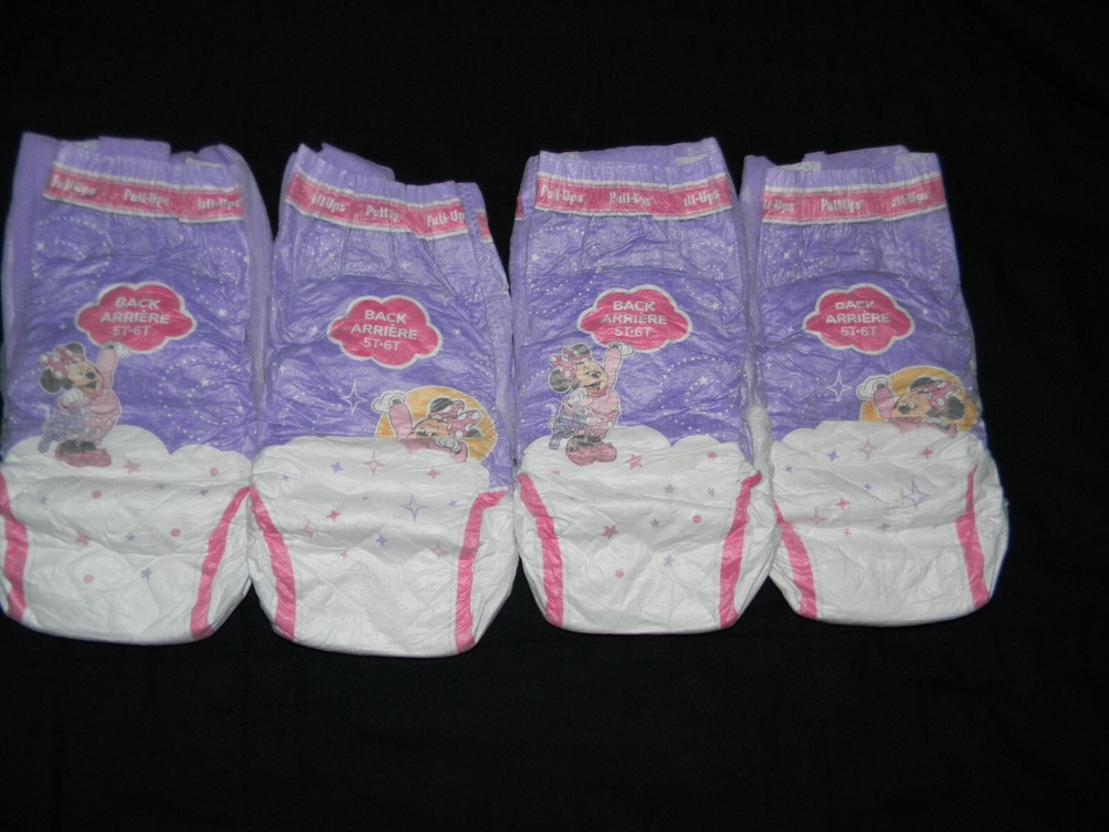 4 sample Huggies night-time Pull-ups 5t-6t over 46-60 Lbs.