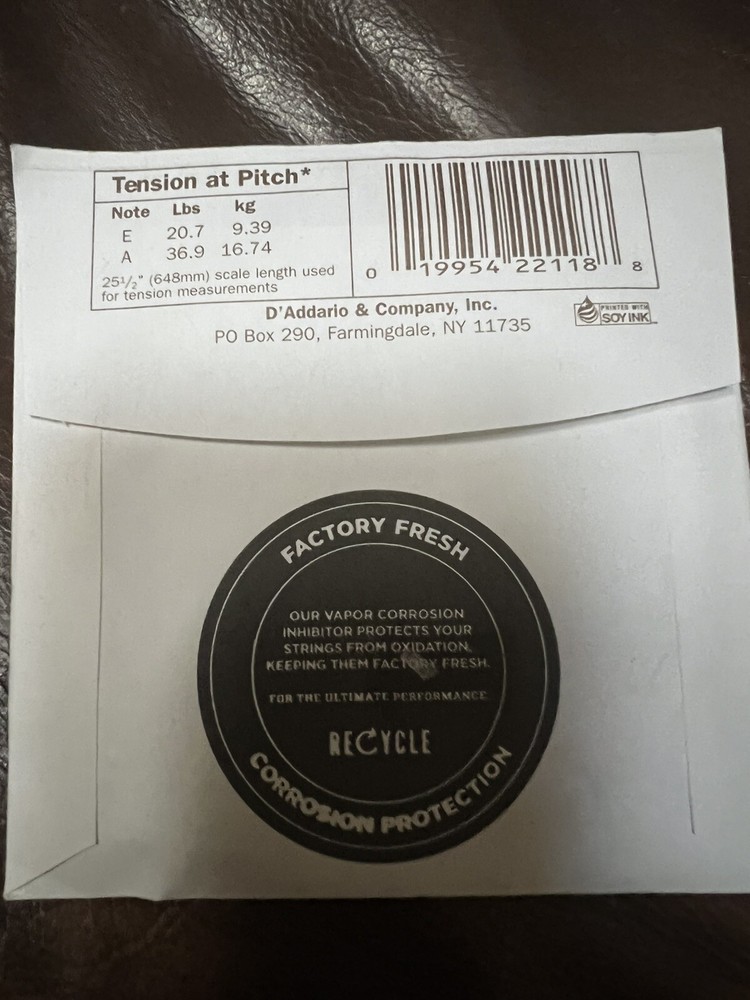 D’Addario PB047 Single Guitar String