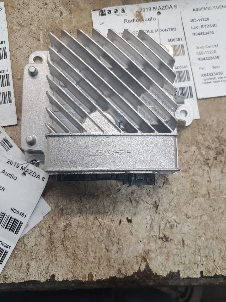2019 Mazda 6 Amplifier Sku#4423487
