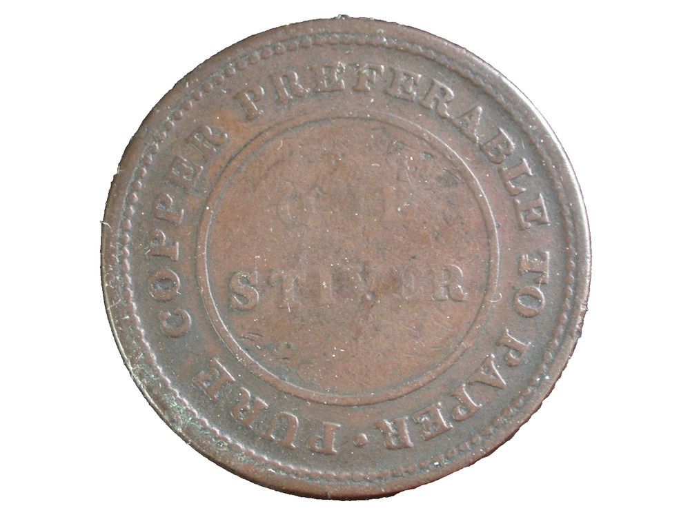 Canada 1838 Trade & Navigation Token