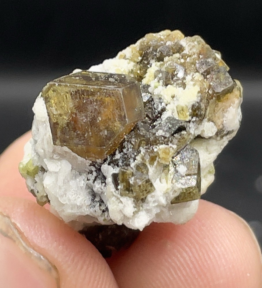 45 Carte Andradite Garnet From Gilgit
