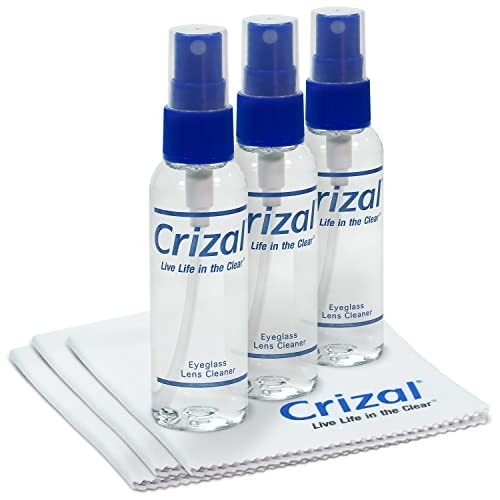 Complete Lens Cleaning Kit - 3 Microfiber Cloths & 3 Solutions for AR-Coated Len
