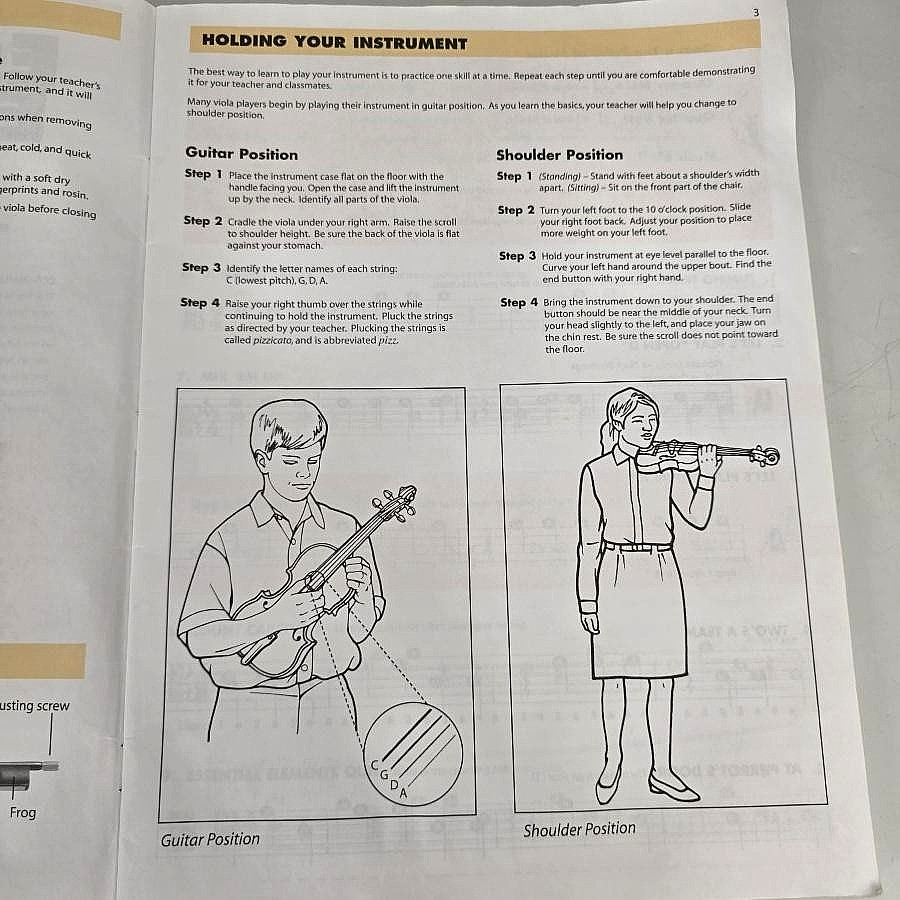 Essential Elements For Strings Viola Book 1 Hal Leonard Workbook 2002 Music