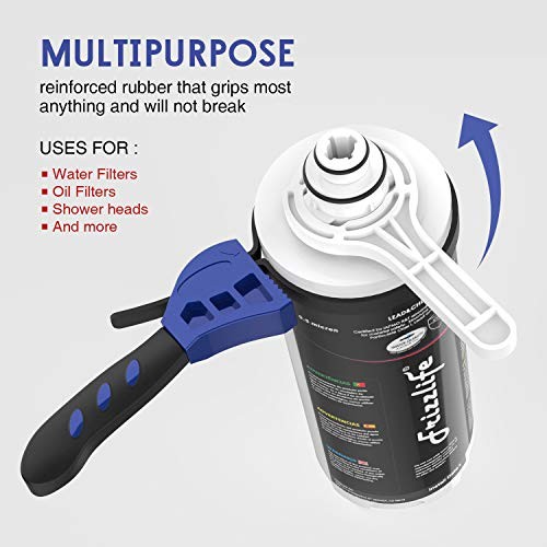Adjustable Rubber Strap Belt Wrench Kit For Water Filter
