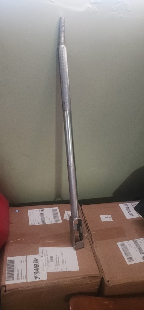 1 Pack Chrome 35" Combination Winch Bar for Flatbed Trailer Tie Down Strap