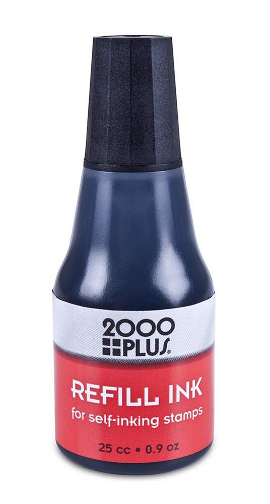 2000 PLUS Self-Inking Refill Ink - Black Stamps