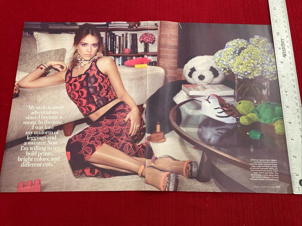 Actress Jessica Alba 8-page 2013 Print Article