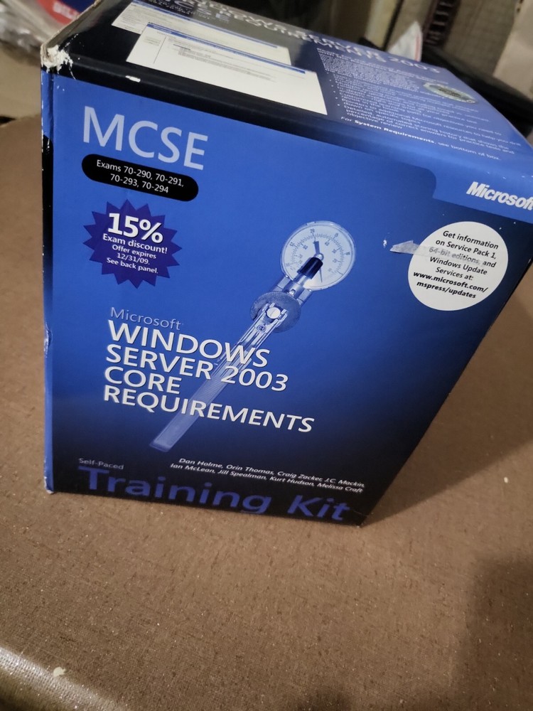 Microsoft Windows server 2003 Training Kit Microsoft Corporation Vtg books cds