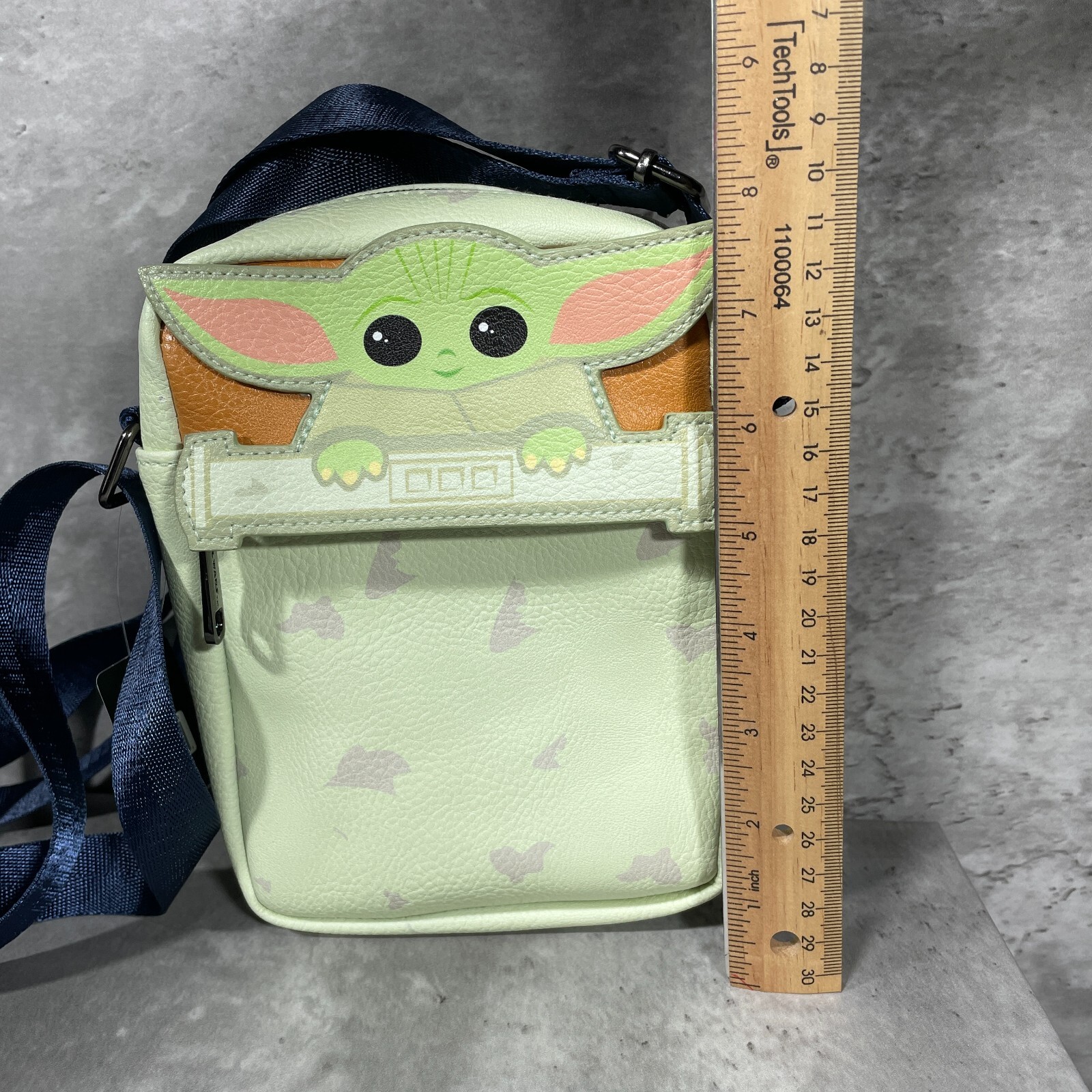 Disney Star Wars Mandalorian The Child Crossbody Bag Zippered Pockets Strap New