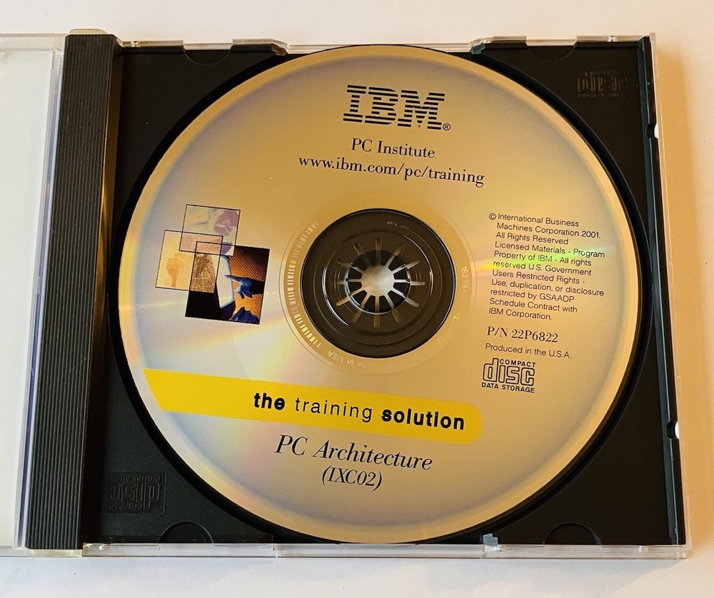 IBM PC Institute The Training Solution CD Set PC Basics & PC Architecture (2001)