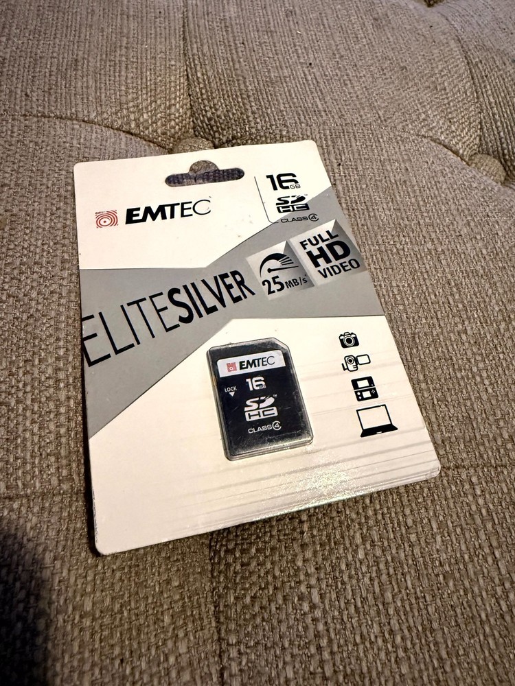 EMTEC 16GB Elite Silver Memory Card