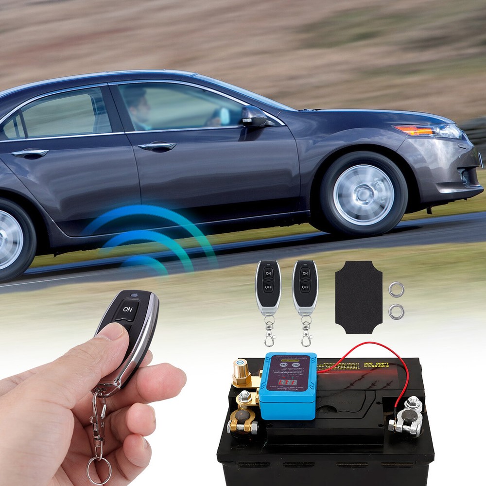 Car Battery Switch Disconnect Power Kill Master Isolator Cut Off Remote Control