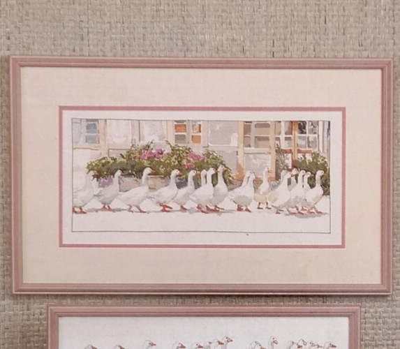Watercolours in Counted Cross Stitch Pattern, Charts, Dawna Barton