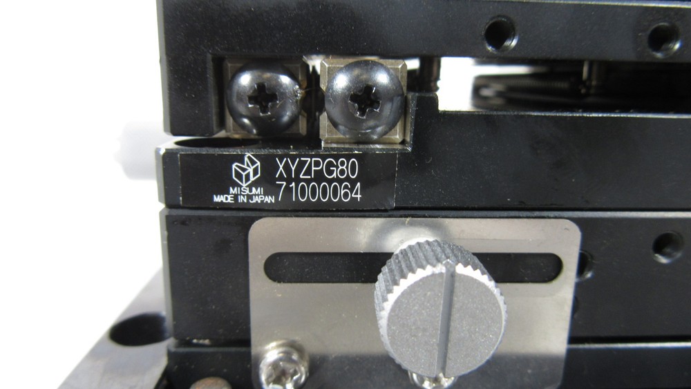 MISUMI PG80 XYZ LINEAR STAGE