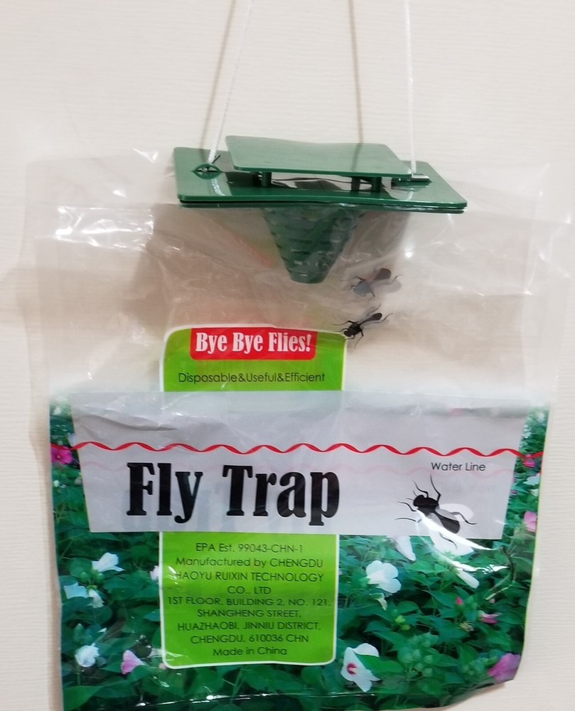 Hanging Large Disposable Fly Trap New