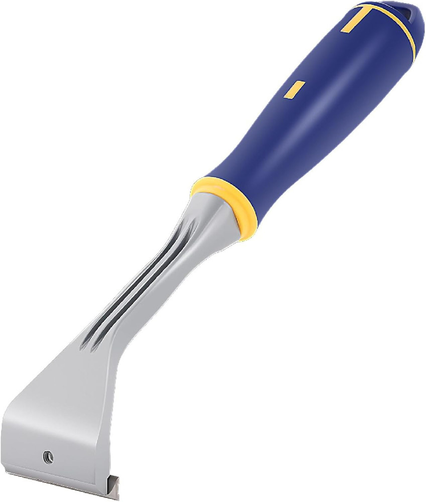 Carbide Paint Scraper Tool 2" Tungsten Steel Blade, Glue Remover, TPR Grip