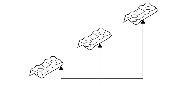 Genuine Nissan Rear Body Panel Bracket 85045-JL00A