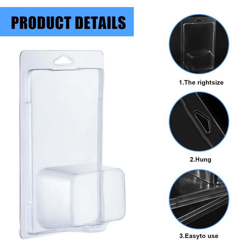 5Pack Clear Protector Case Plastic Display For Hot Wheels & Matchbox Basic Cars