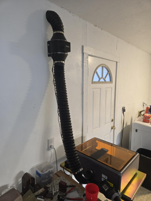 New CLOUDLINE PRO S6 Quiet 6" Inline Duct Fan with Controller