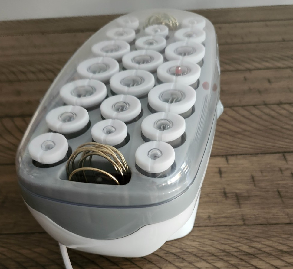Jilbere de Paris Ceramic Tools 20 Hair Hot Rollers Curlers with Clips