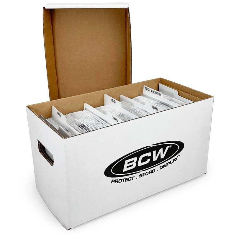 5 BCW 45 RPM Record Storage Boxes