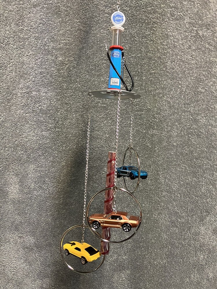 Mustang Gas Pump Wind Chime