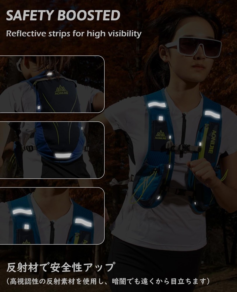 TRIWONDER Hydration Backpack 5.5L Hydration Pack Water Backpack Hydration Ves...